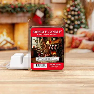 Zdjęcie produktu dla Świeca Kringle Vintage, zapach świąteczny, wosk zapachowy, świąteczny, nostalgiczny