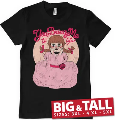 Produktbild von You Bring Me To Life Big & Tall T-Shirt - 4XL - Black