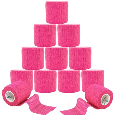 Obrázek produktu pro Samolepicí obvazy, kohezivní pásky, 12 rolí, 5 cm x 4,5 m