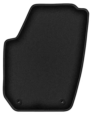 Image de Tapis conducteur en moquette pour Skoda Roomster 2006-2015 (ludospace) – 1 pièce, noir, sur mesure – Wielganizator DURBAN