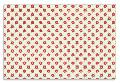 Produktbild von Wallario Frühstücksbrettchen aus Glas 20 x 30 cm mit rutschfesten Füßen, Motiv Muster mit Blüten und Blättern