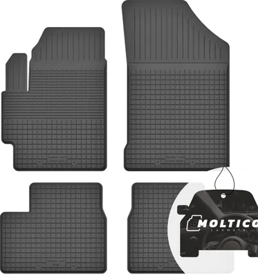 Produktbild von Gummimatten mit Rand Auto Fußmatten Gummi Automatten Passgenau 4-teilig Set - passend für Suzuki SX4 S-Cross ab 2013