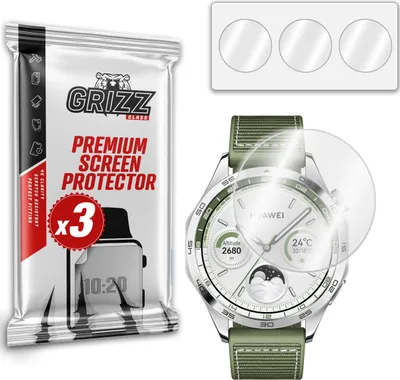 Produktbild von Hydrogel-Folie GrizzGlass Hydrofilm für Huawei Watch GT 4 46mm