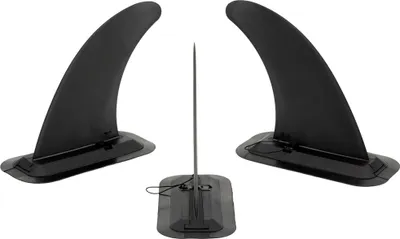 Produktbild von Schwarze Kajakfinne, große integrierte Tracking-Finne für Kanus und Boote, ideal für stabilen Kurs und Kontrolle auf dem Wasser