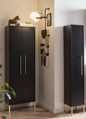 Produktbild von Badschrank Kombination SARAY-80 in schwarz