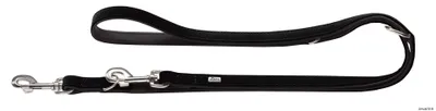 Produktbild von HUNTER Verstellbare Führleine Softie 15/200, schwarz