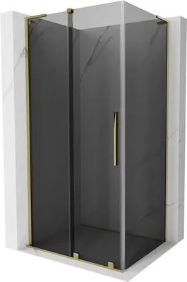 Zdjęcie produktu dla Mexen Velar L Kabina Prysznicowa 120x90 cm Grafit Złoty