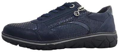 Image de Relife : Chaussures de sport pour femmes, modèle à lacets, couleur bleue, style décontracté