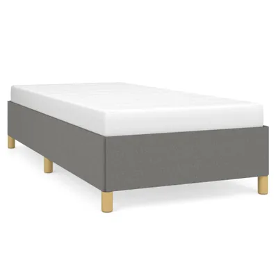Produktbild von vidaXL Bettgestell ohne Matratze Dunkelgrau 80x200 cm Stoff