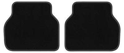 Image de Tapis arrière en moquette pour BMW 5 E39 1996-2004 (berline/break/Touring) – 2 pièces, noirs, sur mesure – Wielganizator LUX