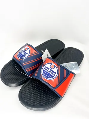 Immagine prodotto di Edmonton Oilers NHL Legacy Velcro Sport Slide Slipper Taglia: S = 39-41 EU