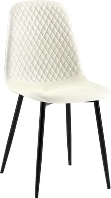 Produktbild von CLP Stuhl Giverny mit Ziernähten creme Material Stoff