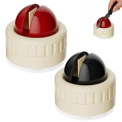 Mini-Messenschärfer, Handmesserschärfer, 2 Stück, Wolframstahl