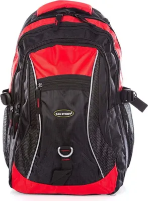 Obrázek produktu pro Taška Street Women and Men Everyday and Work 3 Compartment Backpack Black with Red