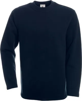 Produktbild von B&C WU610 | Open Hem Sweatshirt / Pullover - Farbe: Navy - Größe: S