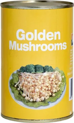 Produktbild von Golden Mushrooms / Enoki / Enoidake / goldener Nadelpilz [ 425g/ 200g ATG ]
