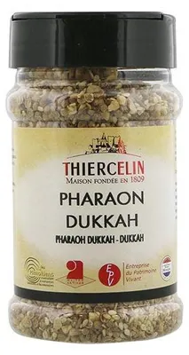 Immagine prodotto di Thiercelin Pharaon Dukkah mix di spezie 170g - mix aromatico di noci egiziane e spezie per pane, insalate e piatti di carne