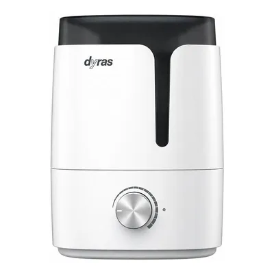 Obrázek produktu pro Dyras UH-201WH, 25 W, 3,5 litru, 300 ml/hod., Funkce aroma difuzéru, Bílá, Ultrazvukový zvlhčovač