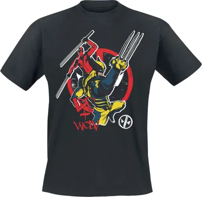 Productafbeelding van Deadpool T-shirt, model DP+ Wolvie, maat L