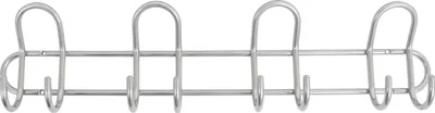Produktbild von HOME It® Flex-Garderobe mit 4 Haken 40 × 5,5 × 2 cm schwarze Eiche