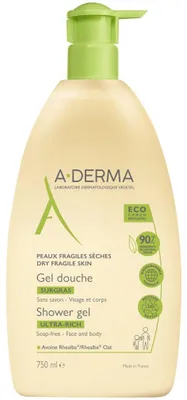 Image de A-Derma Gel A-Derma Soin Originele Douche Gel 750ml Peau sèche