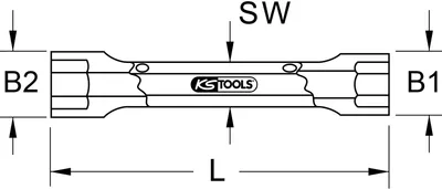 Immagine prodotto di KS TOOLS Chiave a bussola Chiave esagonale