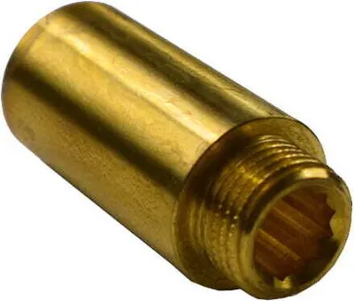 Produktbild von Gewindefitting Messing Hahnverlängerung 3/4" AG x 3/4" IG 50 mm