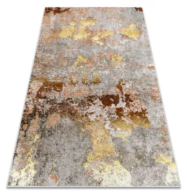 Image de Tapis lavable MIRO 51463.802 Abstraction antidérapant - gris / or multicolore 120x170 cm