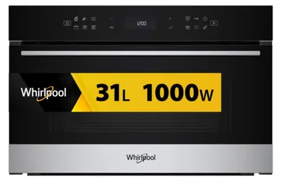 Produktbild von Whirlpool WMD7O4TX, Integriert, Grill-Mikrowelle, 31 l, 1000 W, Eingebautes Display, LCD