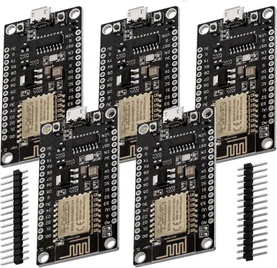Obrázek produktu pro AZ-Delivery Mikrokontrolér NodeMCU Lua Lolin V3 modul ESP8266 ESP-12F WiFi vývojová deska bez pájení, 5x Lolin V3