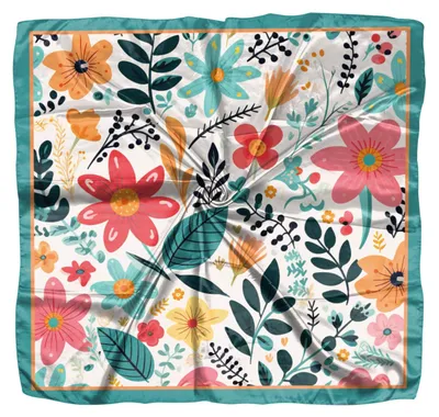 Productafbeelding van Dameshoeden, bandana's voor dames, 70x70 cm, vierkant, satijn, voor het haar