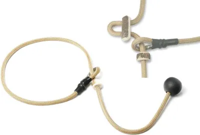 Produktbild von Mystique® Field trial Kurzführer 6mm mit Zugbegrenzung beige 65cm