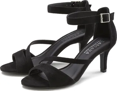 Produktbild von LASCANA Sandalette offener Schuh, Riemchensandalette, Sommerschuh schwarz Größe 36