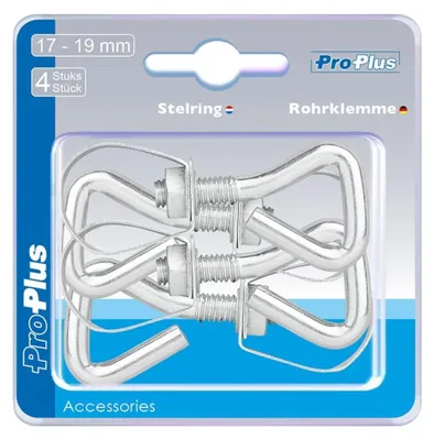 Obrázek produktu pro Trubková svorka 17-19mm 4 kusy v blistru