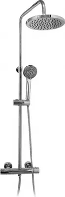 Produktbild von JET Duschsäule mit Thermostat-Armatur, Chrom