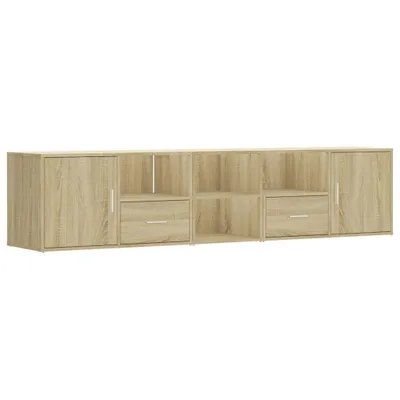 Produktbild von Eckregal Sonoma-Eiche 200x40x45 cm Holzwerkstoff