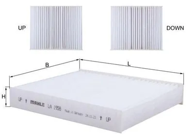 Produktbild von MAHLE Innenraumfilter LA 1958 Pollenfilter für MAZDA MX-30 (DR)