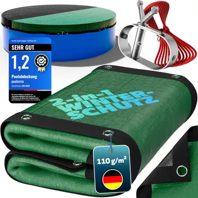 Produktbild von / Zustand B Winterplane Basic oval [730 x 370 cm | 110g/m²]