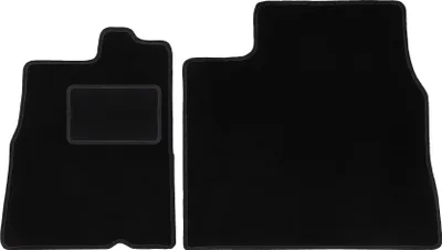 Immagine prodotto di Wielganizator tappetini auto velours anteriori adatto per Fiat Ducato II (1994-2006, furgone) neri, set 2 pz, con fissaggi