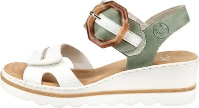 Produktbild von Rieker Damen Sandalette weiss kombi, Damen:42 EU