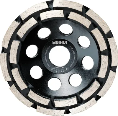 Zdjęcie produktu dla Tarcza garnkowa diamentowa BIHUI 125mm dwurzędowa