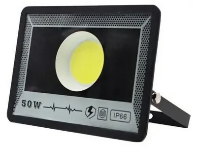 Produktbild von Techstar® 50W Außenprojektor, LED COB, IP66, Kaltweiß, Farbtemperatur 6500K, Aluminiumgehäuse, verstellbare Halterung