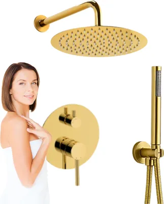 Produktbild von CARLO S-1098 Unterputz-Brausegarnitur, Gold