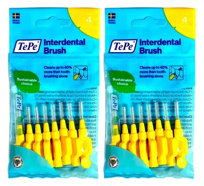Produktbild von 2x8 TePe Original Interdentalbürsten gelb 0,7mm