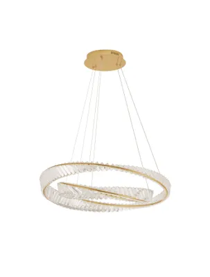 Obrázok produktu pre Nova Luce AURELIA LED závesné svetlo zlaté 72W neutrálna biela 150x80cm stmievateľné 9333063