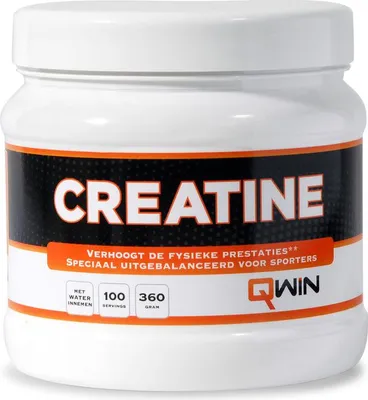 Produktbild von QWIN Kreatin Monohydrat Pulver, 360 g, Nahrungsergänzung