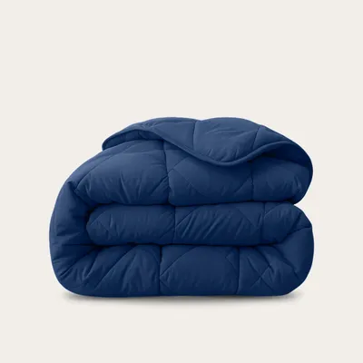 Produktbild von HappyBed - 160x200 cm - Waschbare Bettdecke ohne Bezug - Bedruckte Bettdecke ohne Bezug - Bettwäsche - Navy