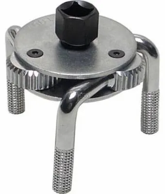 Immagine prodotto di Chiave per la rimozione del filtro dell'olio, strumento a 3 griffe-ganasce-bracci, regolabile, 3/8'', adattatore universale ,diametro 80–120 mm