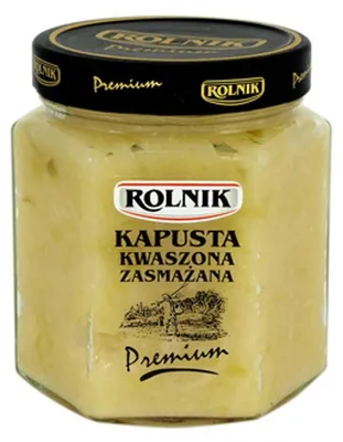 Zdjęcie produktu dla Kapusta kwaszona zasmażana 530 g Rolnik
