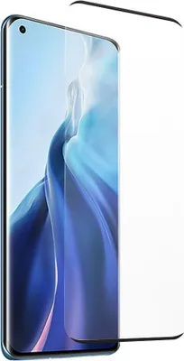 Produktbild von Xiaomi Mi 11 Displayschutz - Full-Cover Panzerglas - Schwarz